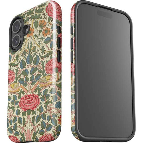 Rose by William Morris iPhone 16 Plus Impact Case
